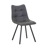 Faux Leather Dining Chairs 46cm Wide in Set Of 4 - Alnwick