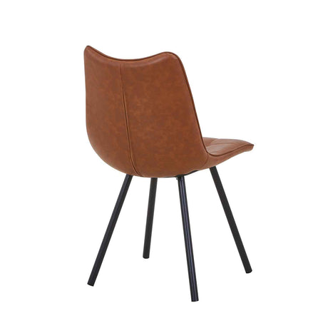 Faux Leather Dining Chairs 46cm Wide in Set Of 4 - Alnwick