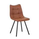 Faux Leather Dining Chairs 46cm Wide in Set Of 4 - Alnwick