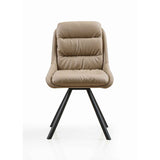 Faux Leather Dining Chairs 47cm Wide in Set Of 2 - Arnhem