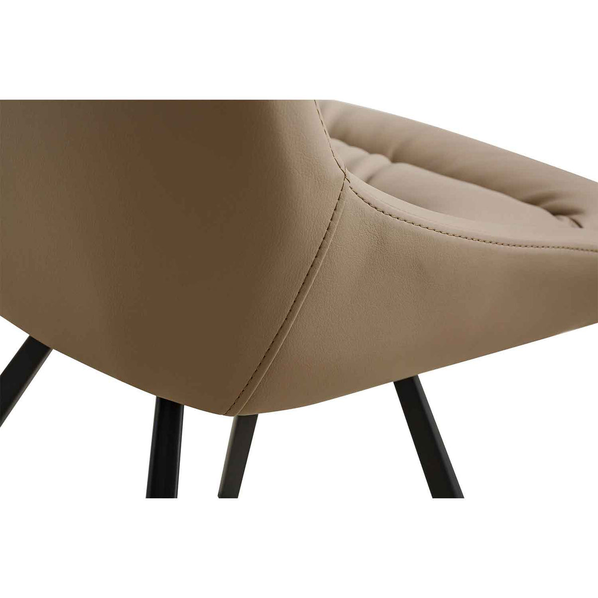 Faux Leather Dining Chairs 47cm Wide in Set Of 2 - Arnhem
