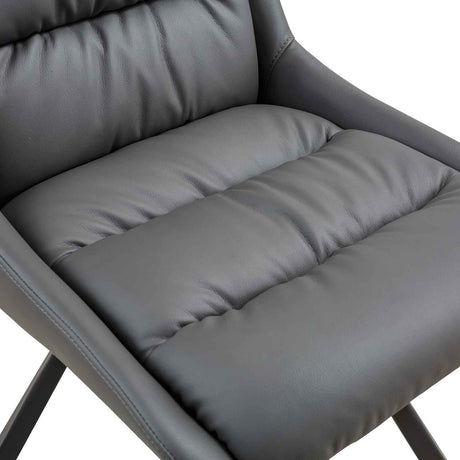 Faux Leather Dining Chairs 47cm Wide in Set Of 2 - Arnhem