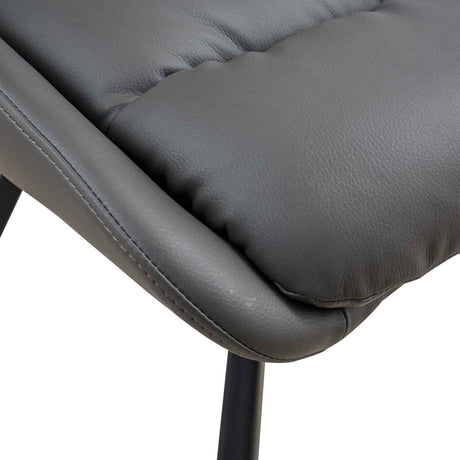 Faux Leather Dining Chairs 47cm Wide in Set Of 2 - Arnhem