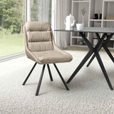Faux Leather Dining Chairs 47cm Wide in Set Of 2 - Arnhem