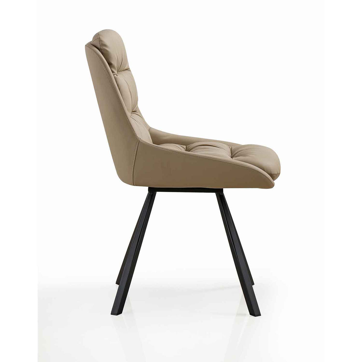Faux Leather Dining Chairs 47cm Wide in Set Of 2 - Arnhem
