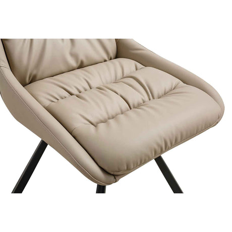 Faux Leather Dining Chairs 47cm Wide in Set Of 2 - Arnhem