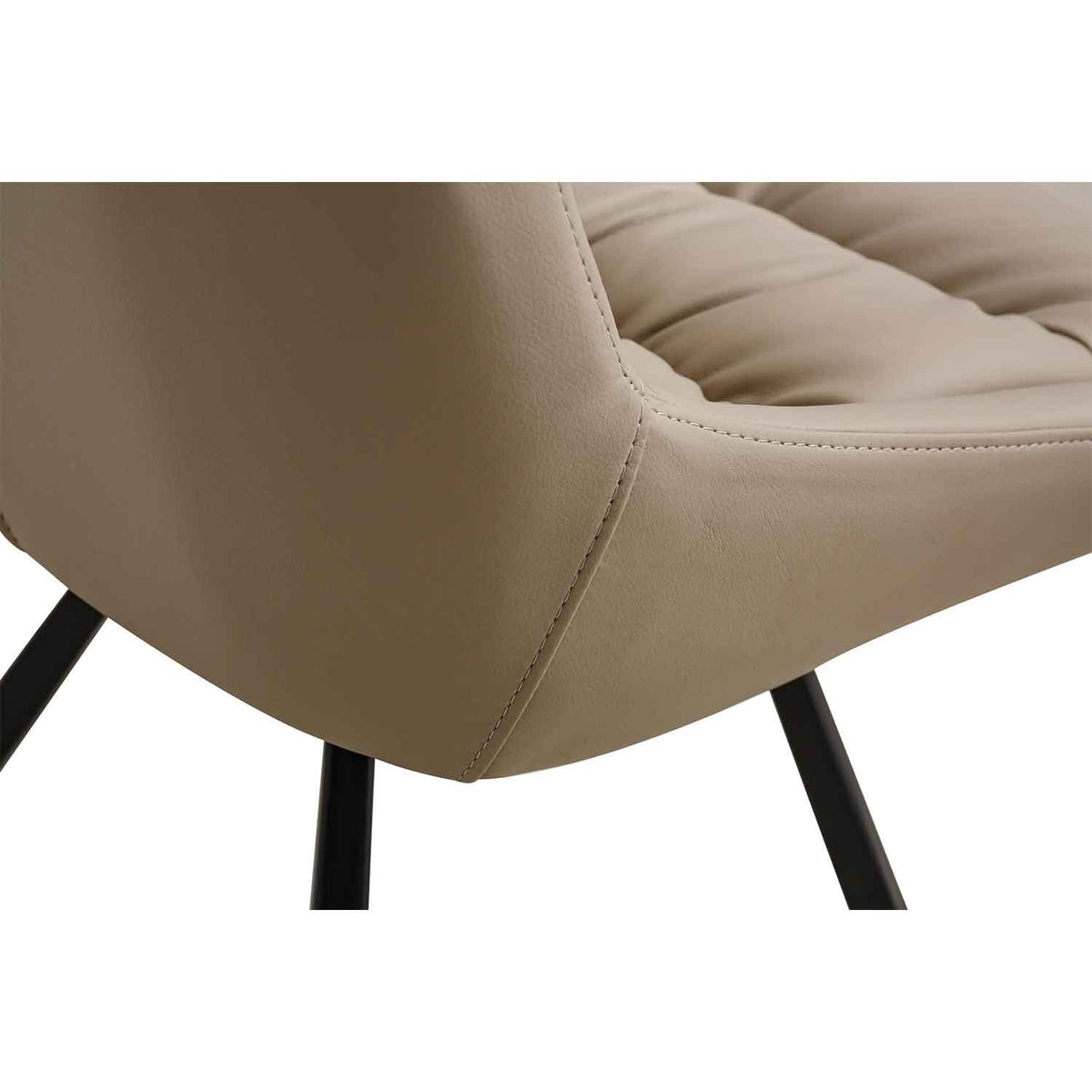 Faux Leather Dining Chairs 47cm Wide in Set Of 2 - Arnhem