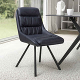 Faux Leather Dining Chairs 47cm Wide in Set Of 2 - Arnhem