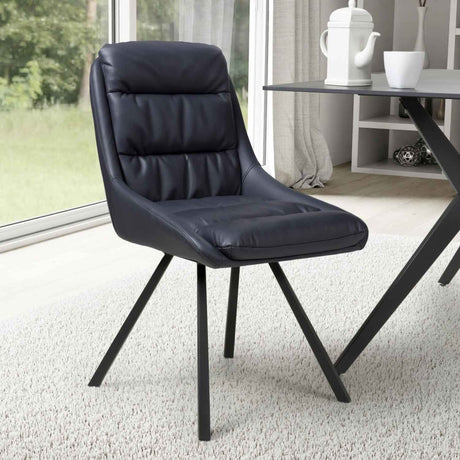 Faux Leather Dining Chairs 47cm Wide in Set Of 2 - Arnhem