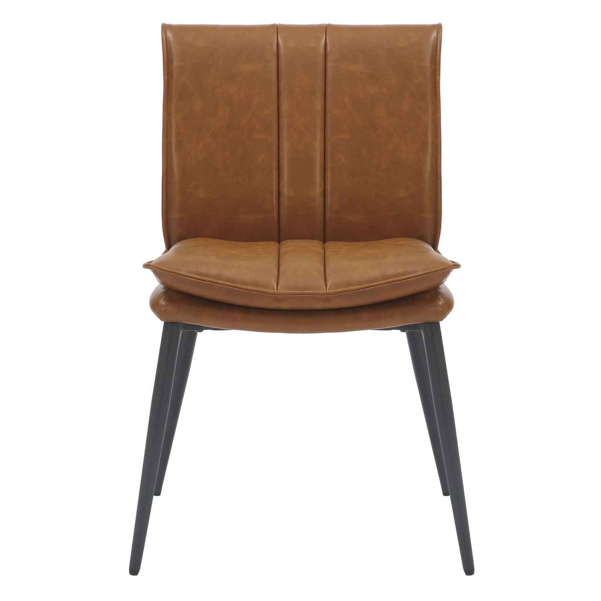 Faux Leather Dining Chairs 48cm Wide in Set Of 2 - Lansdowne