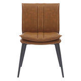 Faux Leather Dining Chairs 48cm Wide in Set Of 2 - Lansdowne