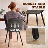 Faux Leather Dining Chairs 51cm Wide in Set Of 2 - Velmora