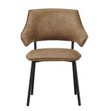 Faux Leather Dining Chairs 62cm Wide in Set Of 2 - Geneva
