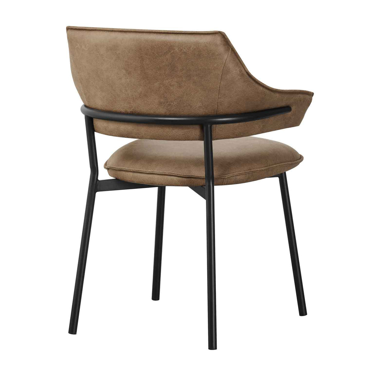 Faux Leather Dining Chairs 62cm Wide in Set Of 2 - Geneva