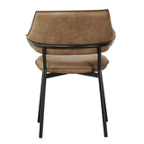 Faux Leather Dining Chairs 62cm Wide in Set Of 2 - Geneva