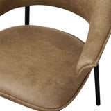 Faux Leather Dining Chairs 62cm Wide in Set Of 2 - Geneva