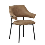 Faux Leather Dining Chairs 62cm Wide in Set Of 2 - Geneva