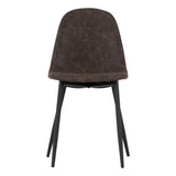 Faux Leather Dining Chairs in Set Of 2 - Athens