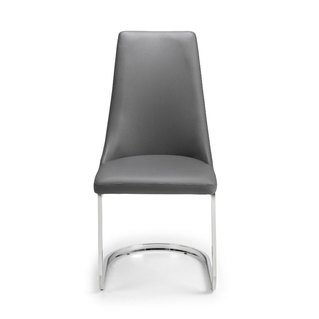 Faux Leather Dining Chairs in Set Of 2 Cantilever - Como