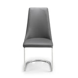 Faux Leather Dining Chairs in Set Of 2 Cantilever - Como