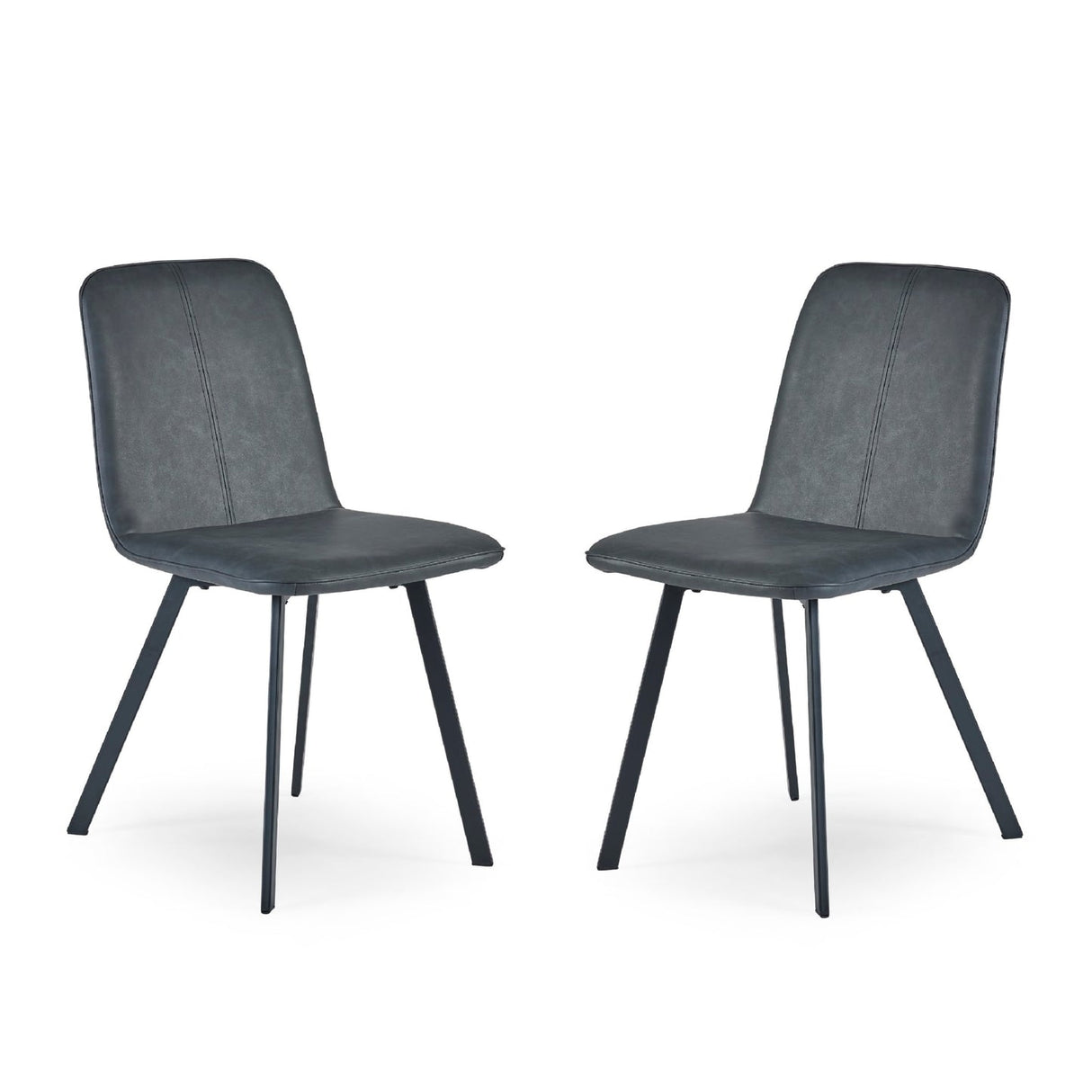 Faux Leather Dining Chairs in Set Of 2 - Goya