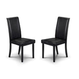 Faux Leather Dining Chairs in Set Of 2 - Hudson