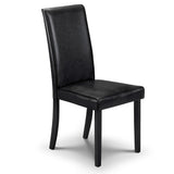 Faux Leather Dining Chairs in Set Of 2 - Hudson