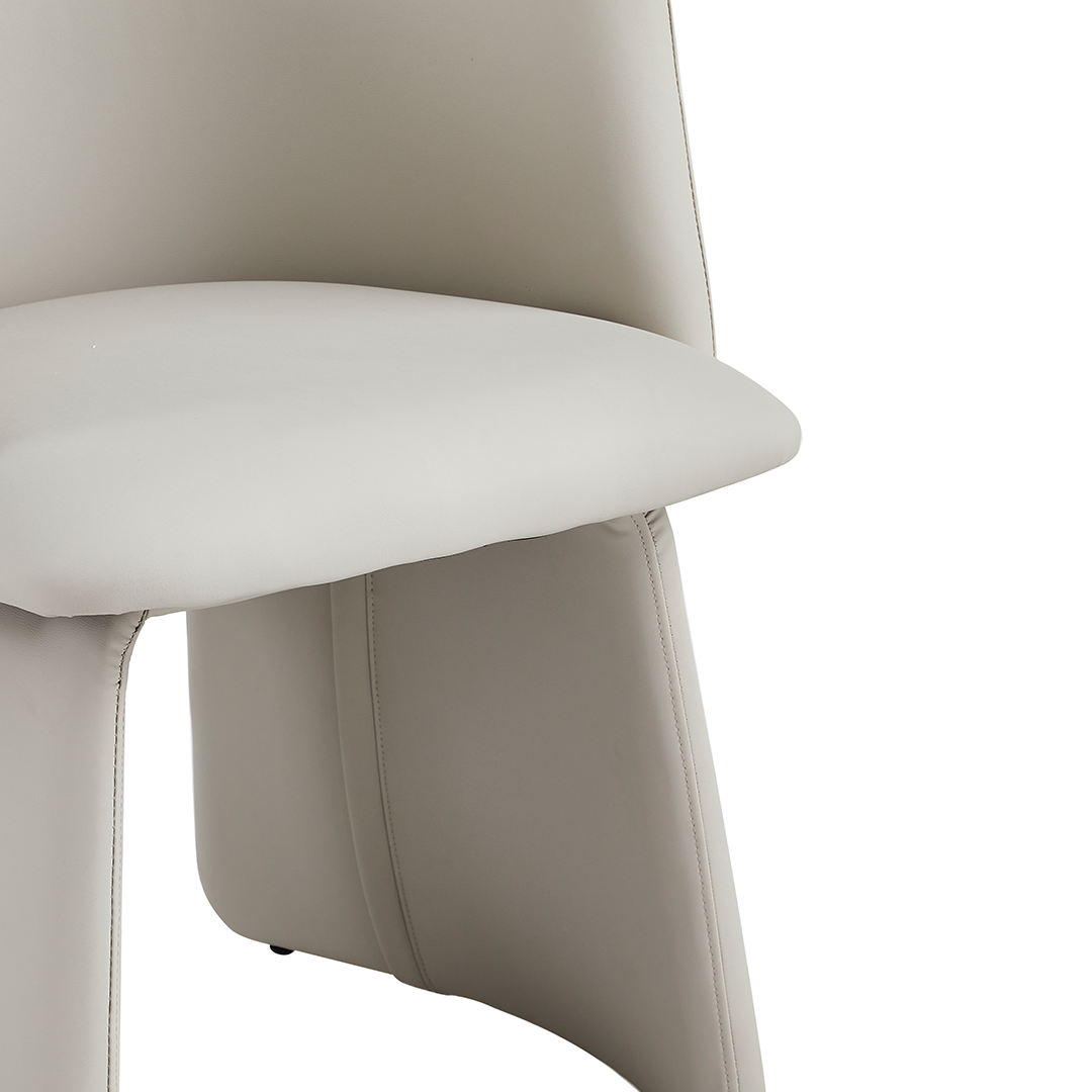 Faux Leather Dining Chairs in Set of 2 - Ravenna