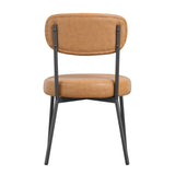 Faux Leather Dining Chairs in Set Of 2 - Smith