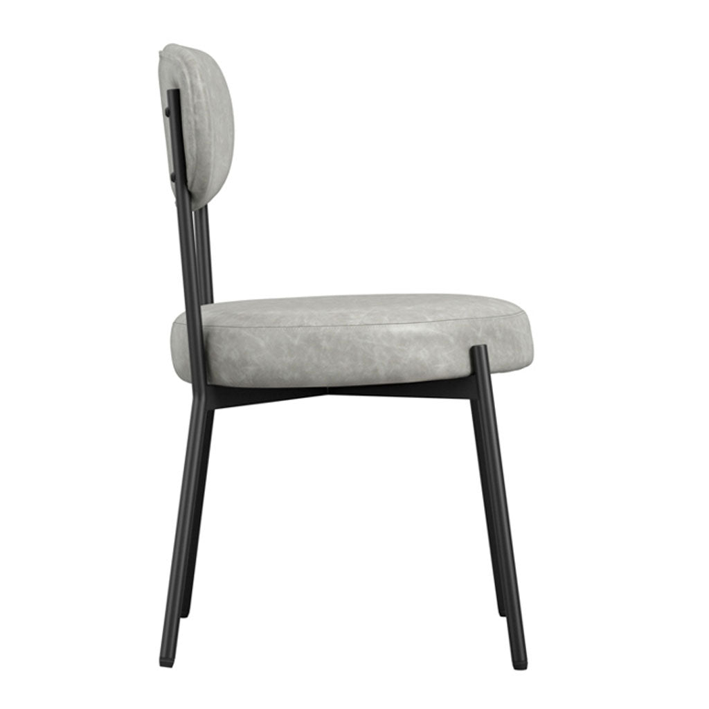 Faux Leather Dining Chairs in Set Of 2 - Smith