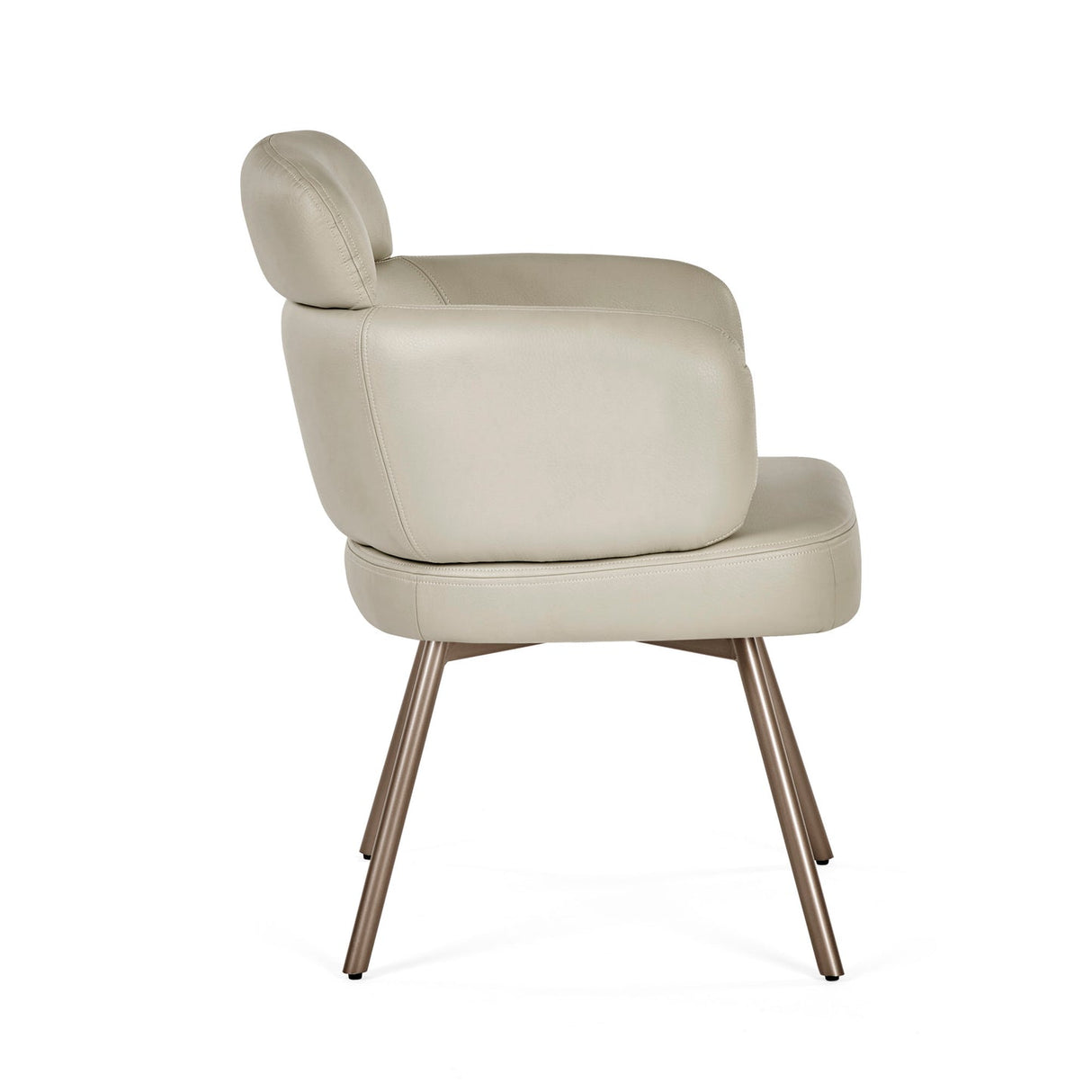 Faux Leather Dining Chairs in Set Of 2 Swivel - Callisto