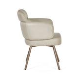 Faux Leather Dining Chairs in Set Of 2 Swivel - Callisto