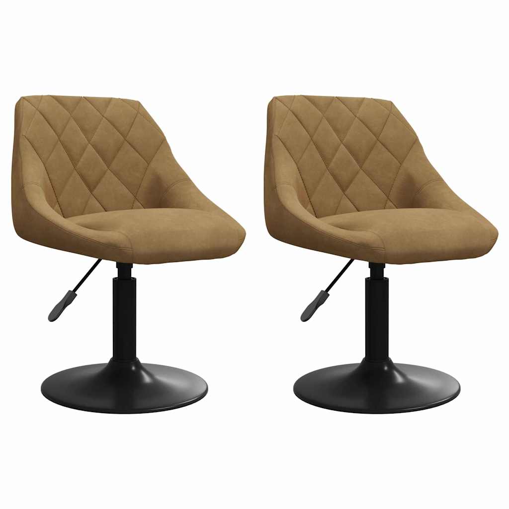 Faux Leather Dining Chairs in Set Of 2 - Vantage Home