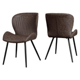 Faux Leather Dining Chairs in Set Of 4 - Quebec