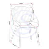 Faux Leather Dining Chairs in Set Of 4 - Quebec