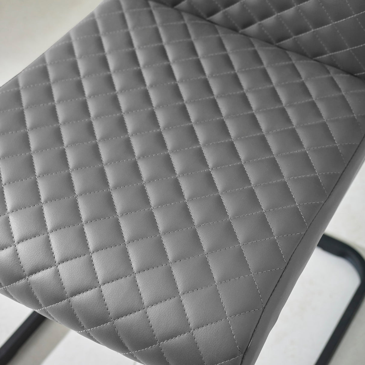 Faux Leather Dining Chairs in Set Of 4 - Xavier