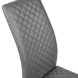 Faux Leather Dining Chairs in Set Of 4 - Xavier