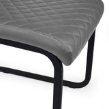 Faux Leather Dining Chairs in Set Of 4 - Xavier