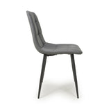 Faux Leather Dining Chairs in Set Of 4 - Madison