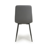 Faux Leather Dining Chairs in Set Of 4 - Madison