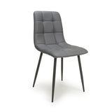 Faux Leather Dining Chairs in Set Of 4 - Madison