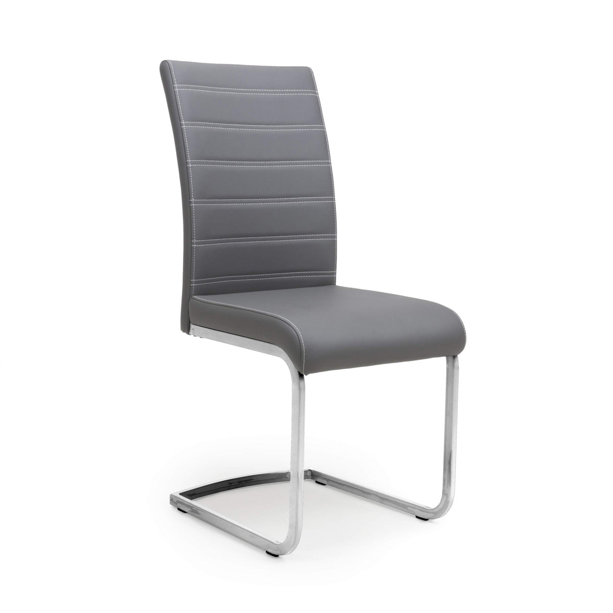 Faux Leather Dining Chairs in Set Of 2 - Callisto