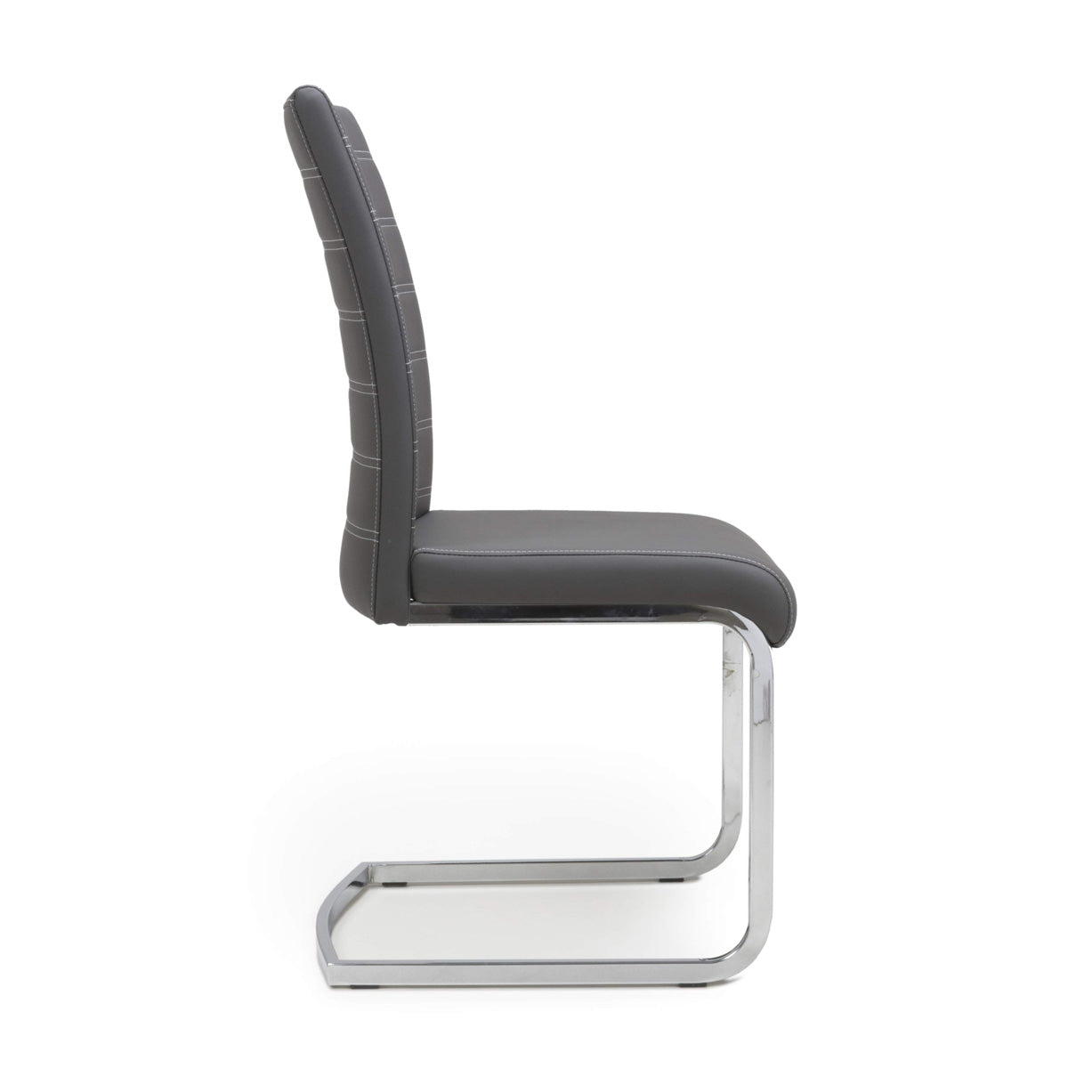Faux Leather Dining Chairs in Set Of 2 - Callisto