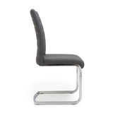 Faux Leather Dining Chairs in Set Of 2 - Callisto