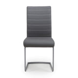 Faux Leather Dining Chairs in Set Of 2 - Callisto