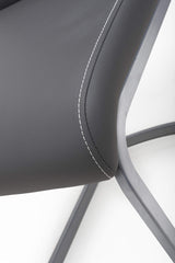 Faux Leather Dining Chairs in Set Of 2 - Callisto