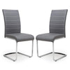 Faux Leather Dining Chairs in Set Of 2 - Callisto
