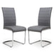 Faux Leather Dining Chairs in Set Of 2 - Callisto