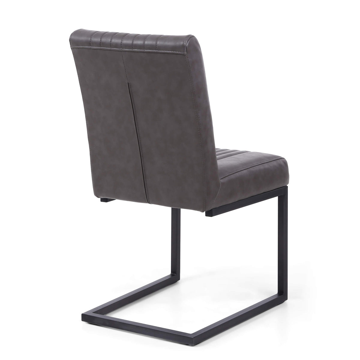 Faux Leather Dining Chairs in Set Of 2 Cantilever - Archer