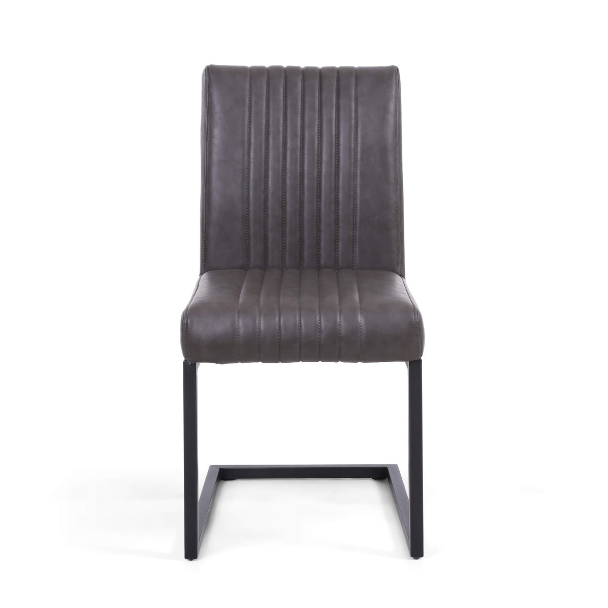 Faux Leather Dining Chairs in Set Of 2 Cantilever - Archer